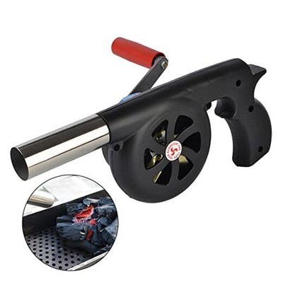  Hand Crank Blowers BBQ Manual Fan Air Blower Outdoor Cooking Barbecue Fire 