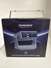 OWNKNEW H6 Native 1080P Projector With 4K Support Built In Google TV