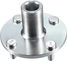 Live Axle Hub 4" x 4" Wheel Hub for 1  Shaft-silver- 1 Wheel Hub