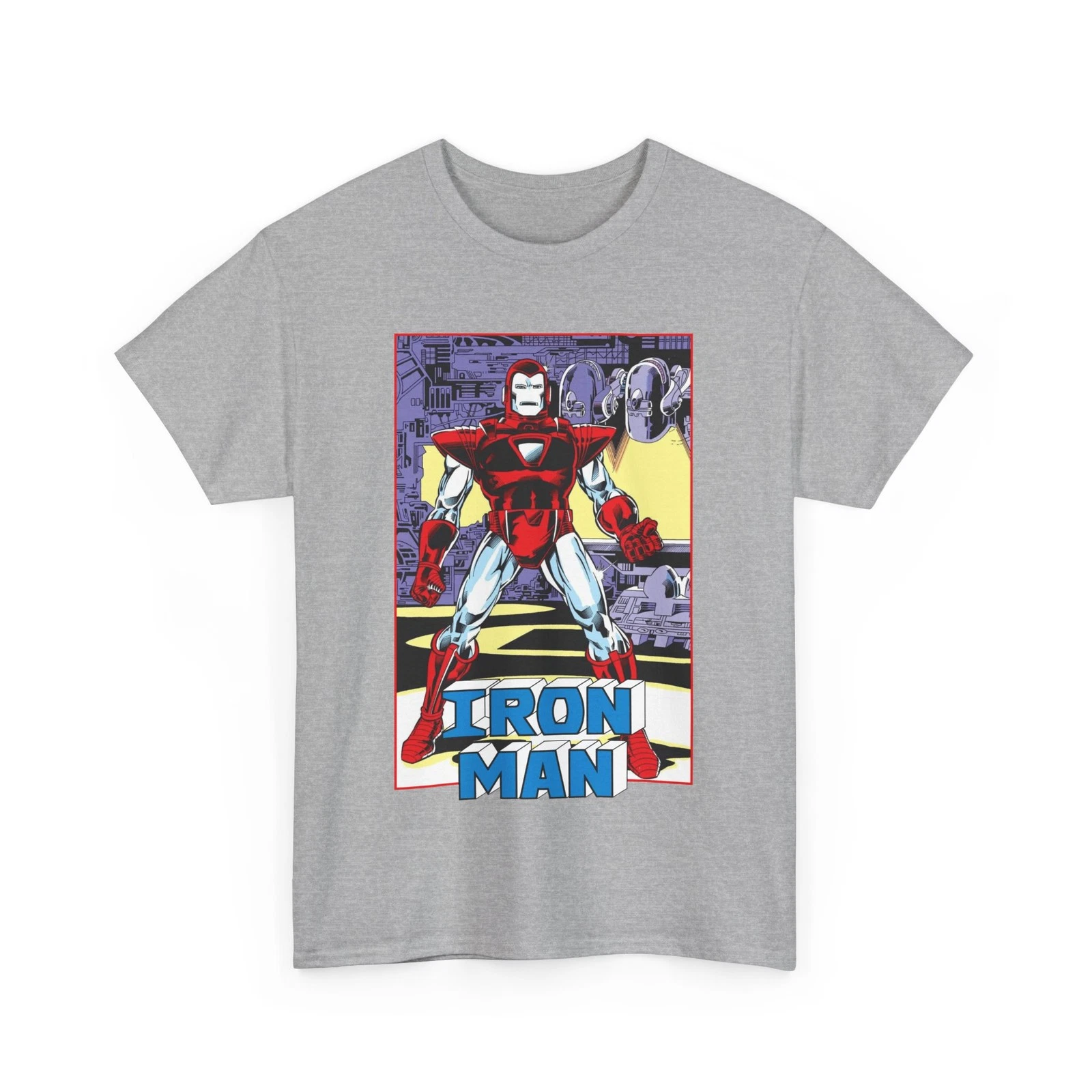 Iron Man T-Shirt - Tony Stark - Silver Centurion Armor - Marvel Comics