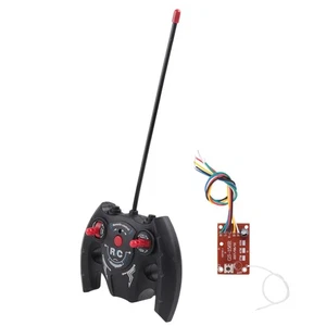 4CH RC Télécommande PCB 27MHz Émetteur et Récepteur Accessoires de voiture N7M8