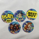 Vintage 90’s Best Buy Nintendo Sega Pogs - Sonic, Donkey Kong & Tails Set Of Pog