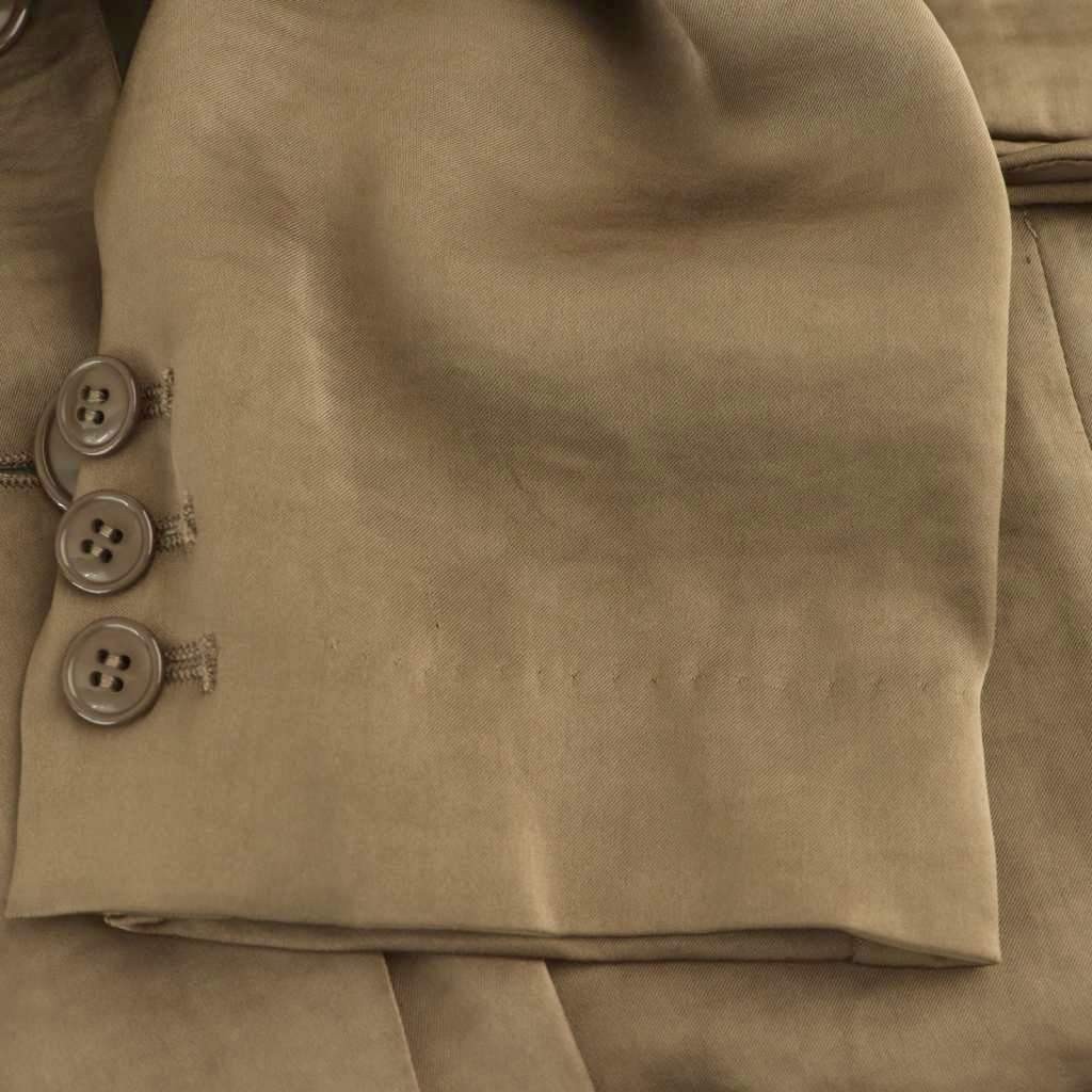 Ameri VINTAGE 24AW Satin Tailored Jacket S Gray S… - image 8