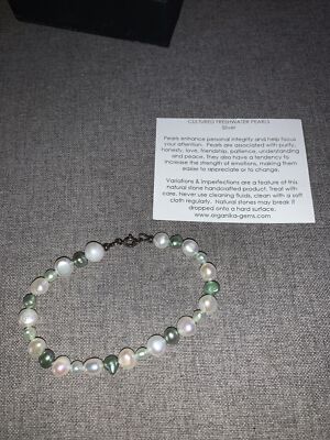 Süßwasserzuchtperlen & Silber 925 Armband