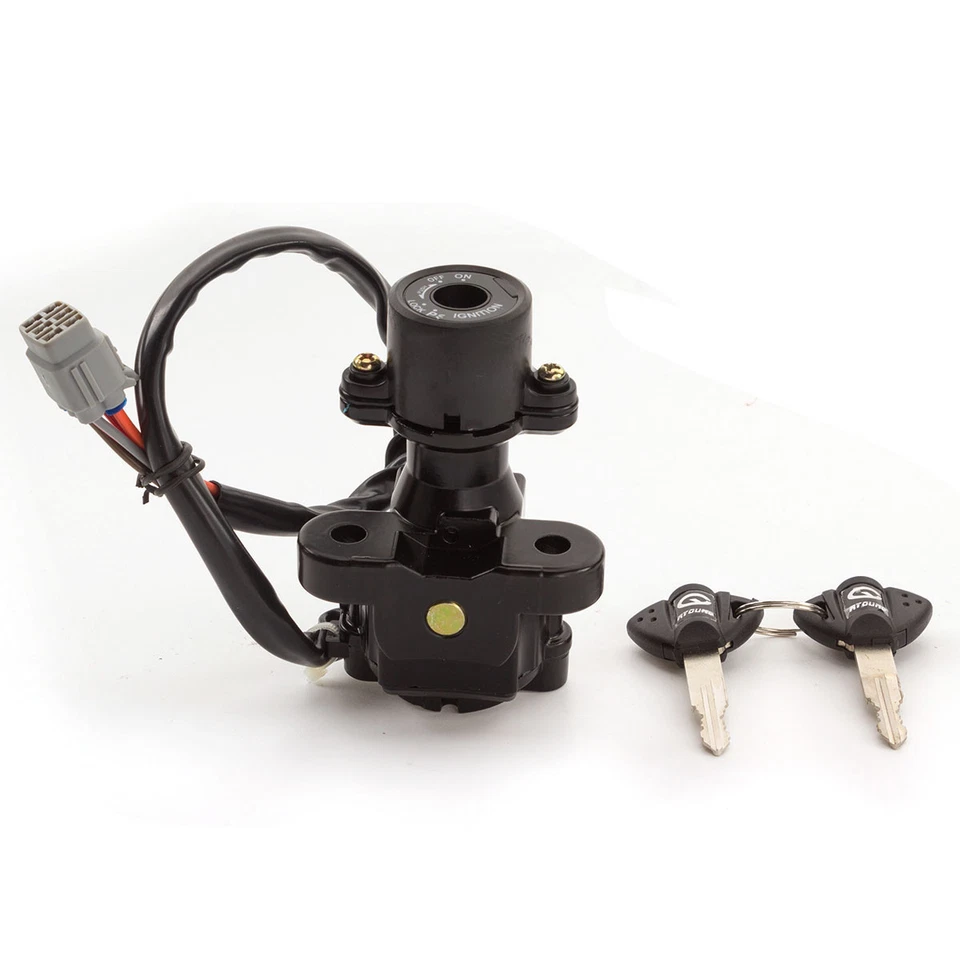 Interruptor de encendido EE. UU. con 2 teclas 5 enchufes y cables para Suzuki 2008-2016 GSXR750 GSXR600 Foto 3 de 4