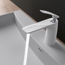 Bad Armatur Weiß Einhebelmischer Wasserhahn ...