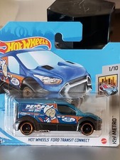 Hot Wheels 2021 Hot Wheels Ford Transit Connect #007 Blue *Short Card*