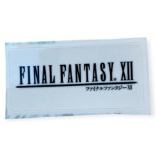 Sony PlayStation 2 PS2 Final Fantasy XII 12 2006 Memory Card Sticker