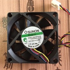 SUNON KDE1207PHVX 7015 DC12V 3.8W 7CM 4-Pin PWM Cooling Fan