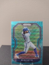2021 Panini Prizm Baseball Bo Bichette Carolina Blue Wave Prizm