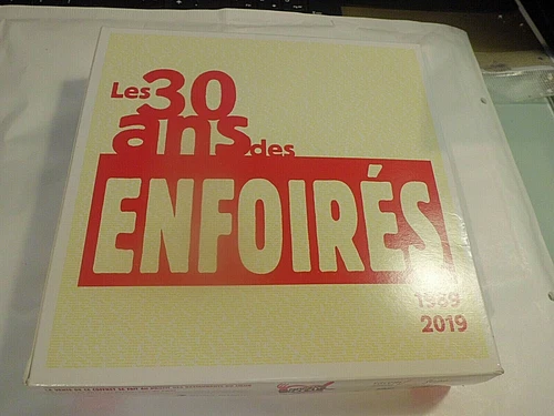 CD + DVD LES ENFOIRES 30 ANS 30 CHANSONS 1989 2019 COFFRET 3CD 1 DVD 1 T-SHIRT L