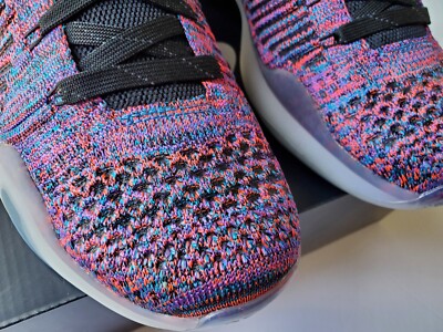 NEW Nike Kobe X 10 Elite Low Flyknit QS ID MultiColor Men's