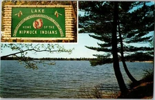Lake Chargoggagoggmanchauggagoggchaubunagungamaugg Webster MA Vtg Postcard H34
