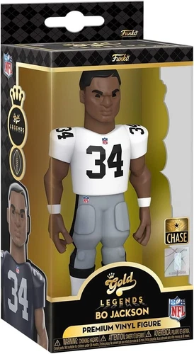 Funko Gold Vinyl 5" Football NFL Legends Raiders Bo Jackson Chase