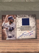 2020 Topps Series 1 - Lourdes Gurriel Jr - Material Auto Relic #d 15/50