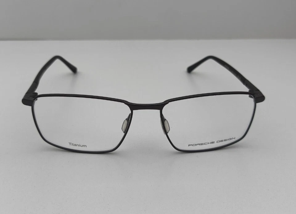 🕶️Made in Italy! Porsche Design P8766 Black Eyeglasses 56/16 140 /EUM102🕶️ - Image 2 of 4