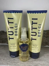 NEW Bath & Body Works TUTTI DOLCI SWEET LEMON BUTTERCUP Body Cream + travel mist