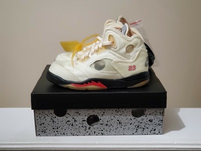 off white jordan 5 preschool