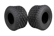 MASSFX 20x11-9 Rear Tire - Durable 4 Ply 1/2" Tread Depth for ATV & UTV (2 Pack)