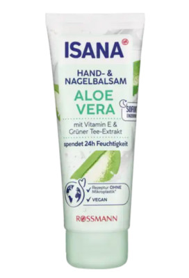 ISANA Hand & Nail Balm Aloe Vera, 100 ml, (3) three tubes