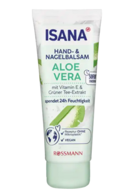 ISANA Hand & Nail Balm Aloe Vera, 100 ml, (3) three tubes