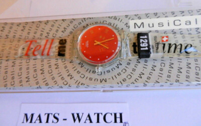 Swatch+Musicall-Spezial+SLZ100C Tell Me The Time + Swiss Only + 