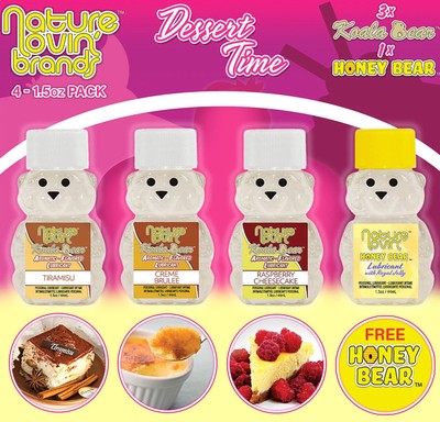 Nature Lovin - Speciality Pack-Desert Time Flavor Lubricants, 4 Pack, 1.5oz each