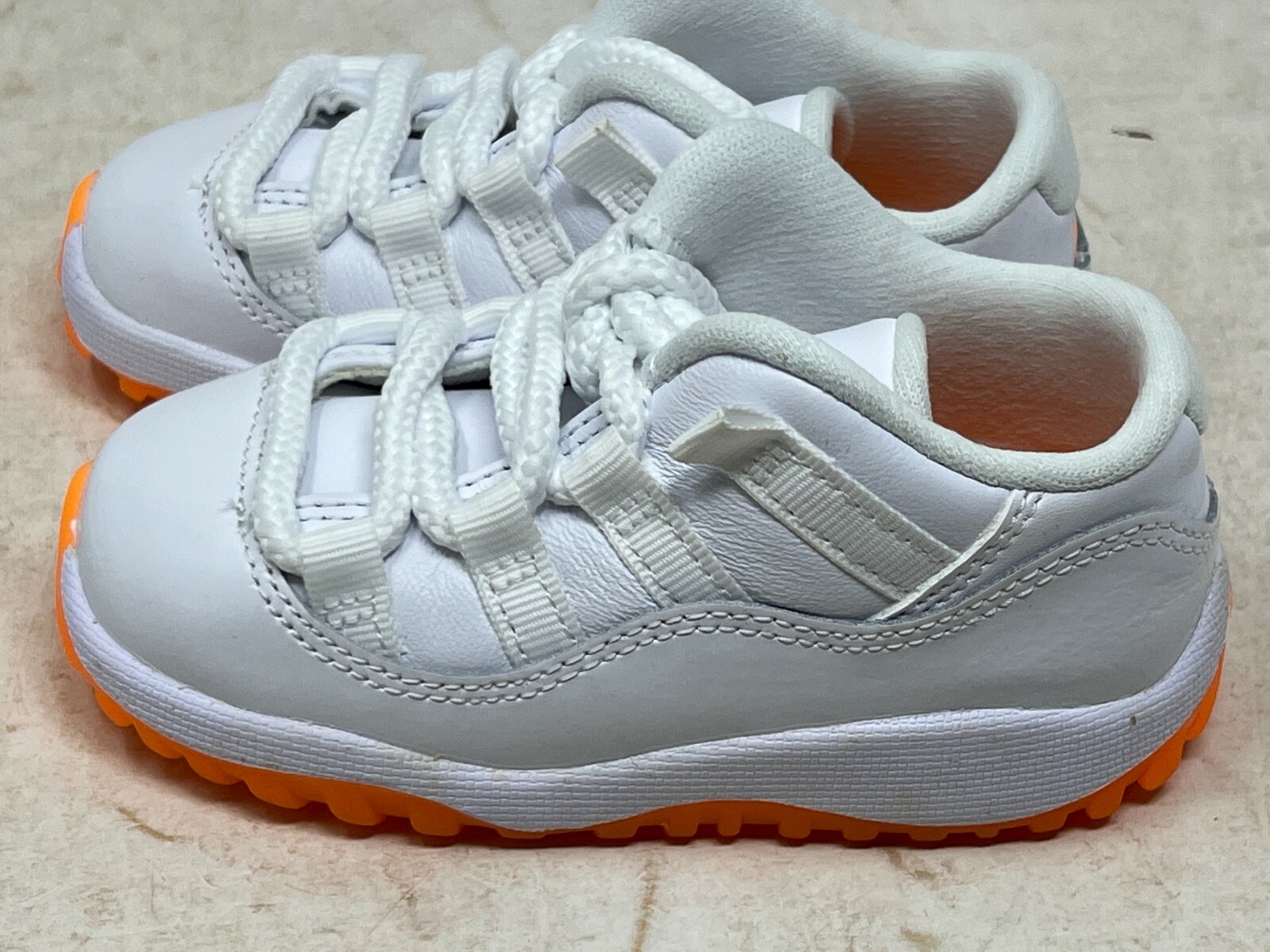 orange & white 11s