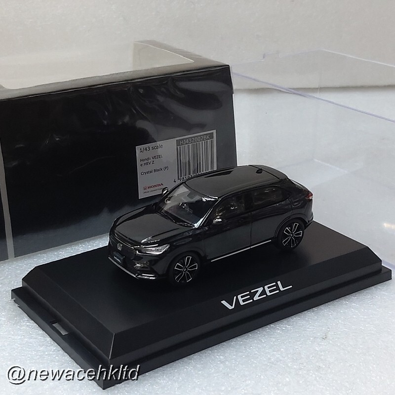 ホンダ　ヴェゼル　ミニカー　ブラック系　1/43 ホビージャパン 1/43 ホンダ ヴェゼル 純正オプション装着車