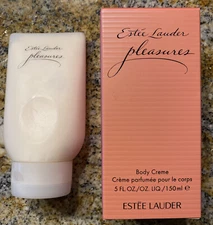 Estee Lauder PLEASURES Perfume BODY CREME CREAM 5oz 150ml NEW IN BOX!  Fast ship