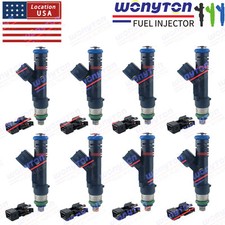 Set 8 Upgrade Bosc Ev14 Fuel Injectors For 1998-2001 Mercruiser 454 Bb 25180245