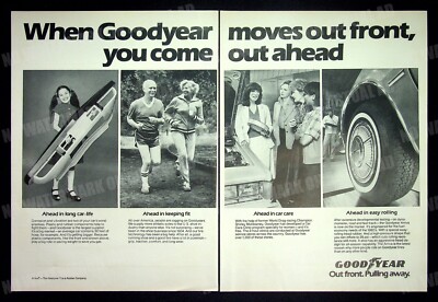 Goodyear Arriva Tires 1980 Trade Print Magazine AD Poster ADVERT