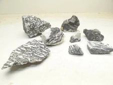 Natural Beautiful Zebra Rock White Tiger Stone Polish Aquarium Tank Aquascaping 