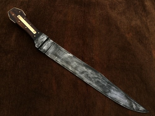 Handmade 5160 Spring Steel Antiqued "James Bowie No.1",Guardless Coffin Knife - Picture 5 of 11