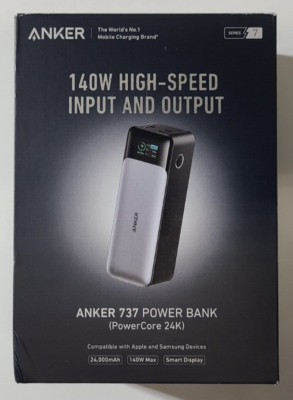 Anker 737 Power Bank (Powercore 24k) Compatible with Apple Anker 737 Power Bank (Powercore 24k) Compatible with Apple