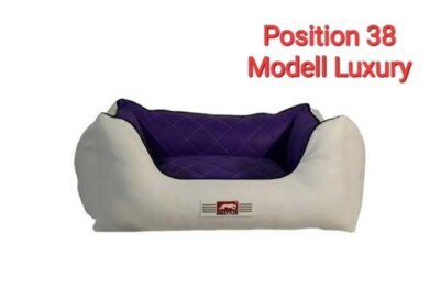 Luxus f. d. Hund DOGSTYLER Exklusiv Hundebett Dog-Luxury LX Textilfllung  Gr. S | eBay.de