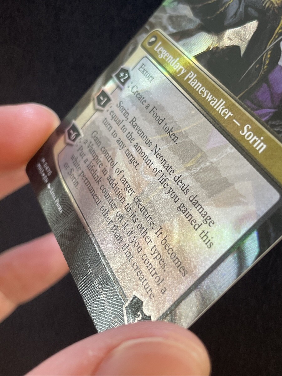 Sorin of House Markov TEXTURED FOIL BORDERLESS 0470 Modern