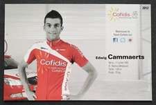 2656 Edwig Cammaerts Radsport 2012 Cofidis Pro Cycling Team Autogrammkarte