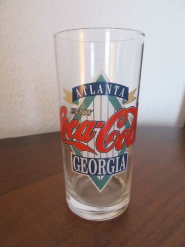 Coca-Cola Glas Atlanta Georgia glass verre Germany - Bild 1 von 2
