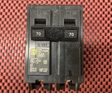 Square D HOM270CP Miniature Circuit Breaker - Black