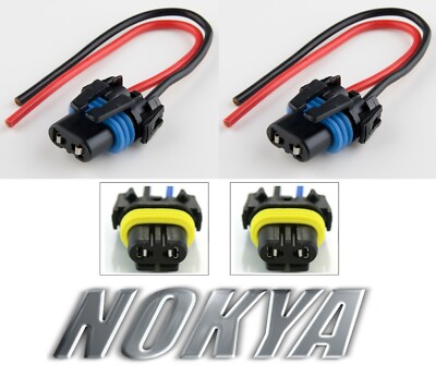 Nokya Draht Gurt Zopf Buchse 9005 HB3 Nok9105 Kopf Licht Hoch Träger Birne Fit