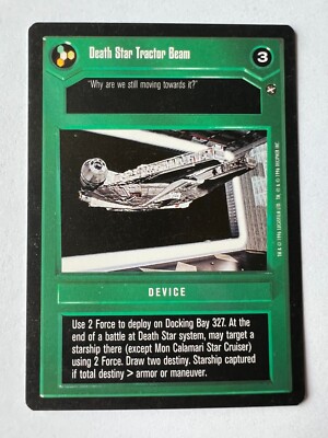 Star Wars CCG BB ANH A New Hope Death Star Tractor Beam FS Eligible Dollar Rare