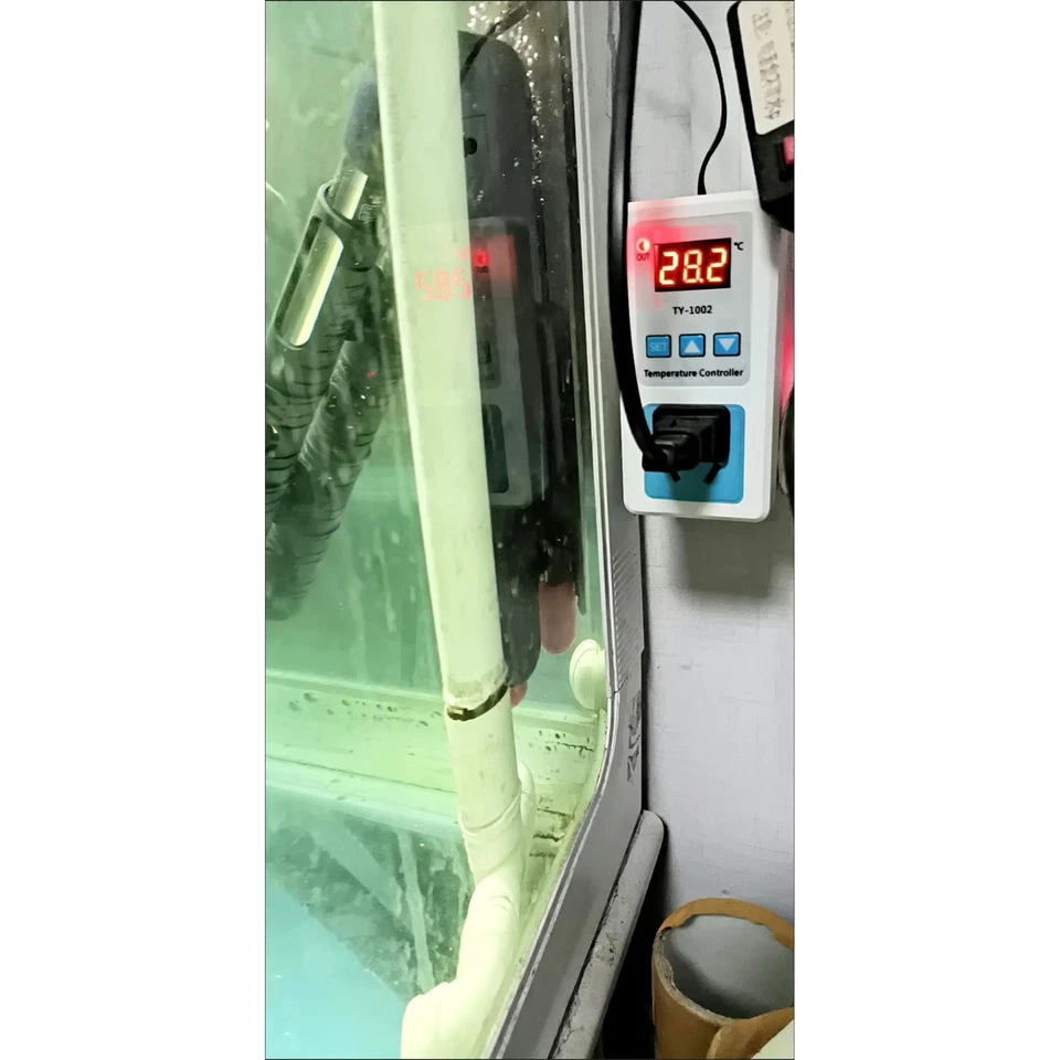 220V Temp. Controller Adapter for Fish Tank Aquarium Greenhouse Heating Control - Image 3 of 4