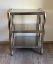 Edelstahl Küchenregal Regal gastro Schwerlastregal Lagerregal 3 Böden 40*60*80