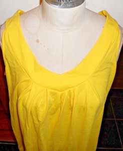 yellow sundress with sleeves