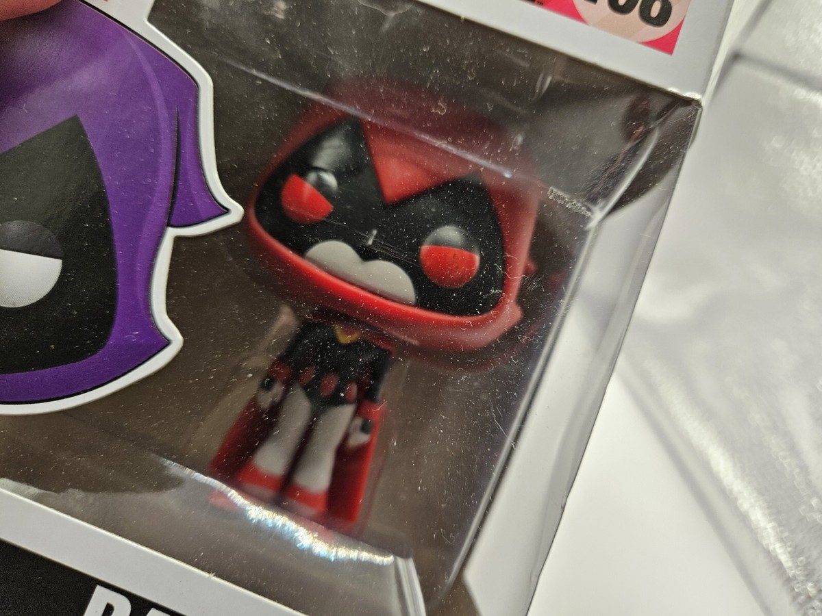Funko Pop! Television: (Red) RAVEN #108 Teen Titans Go! Damaged