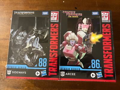 Sealed SIDEWAYS 88 & ARCEE 86 Combo Pack Transformers Studio Series Deluxe RARE!