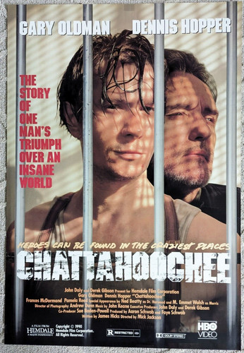 Chattahoochee 1990 Home Video Movie Poster 27X40 Rolled 1 Sheet