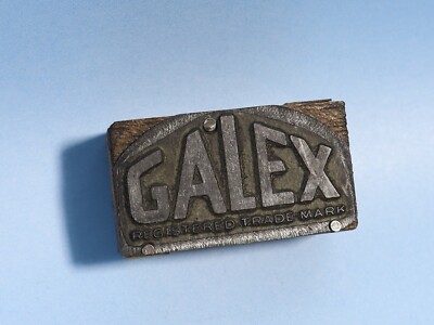 Antiker GALEX Markenwerbedruckblock #B669