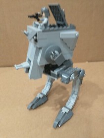 Lego 7657 Star Wars AT-ST 100% Complete w/ Minifigure, Manual & Box (Damaged)